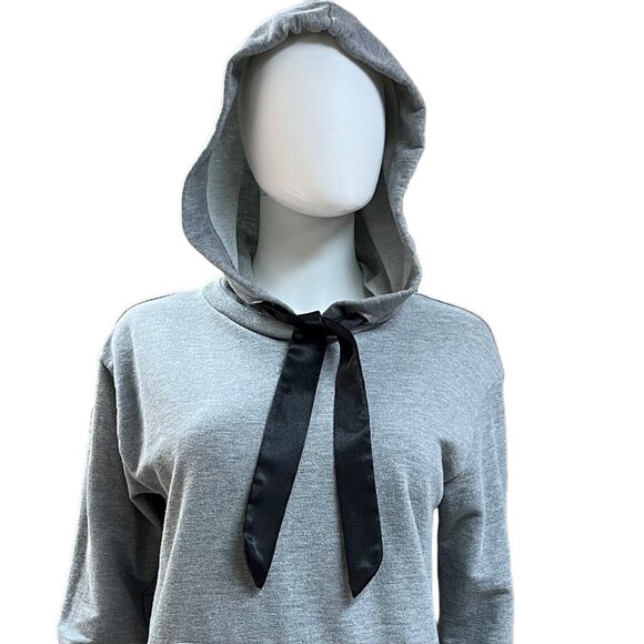 Just Be Oversized Grey Hoodie Sweatshirt Womens‎ Size M (E10108) - Picture 3 of 9